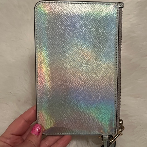 Coach hologram wristlet